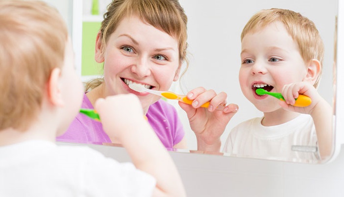 Vệ sinh răng miệng cho trẻ 