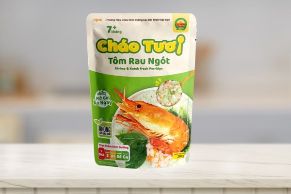 Cháo tôm ăn dặm