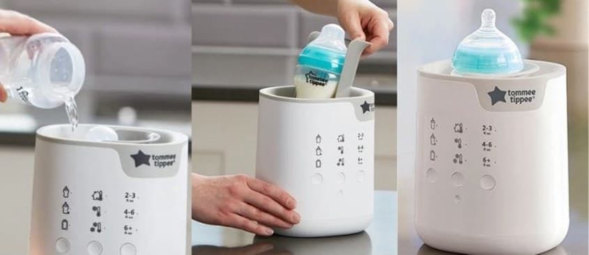 Những tiện lợi khi mẹ dùng hâm sữa bằng máy