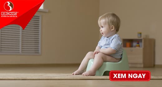 Không nên quá vội vàng khi đang tập cho trẻ ngồi bô
