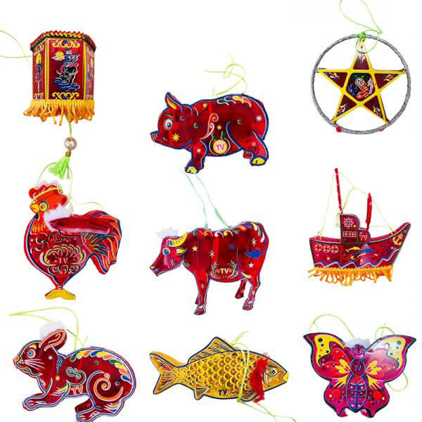 Đèn lồng giấy bóng kiếng