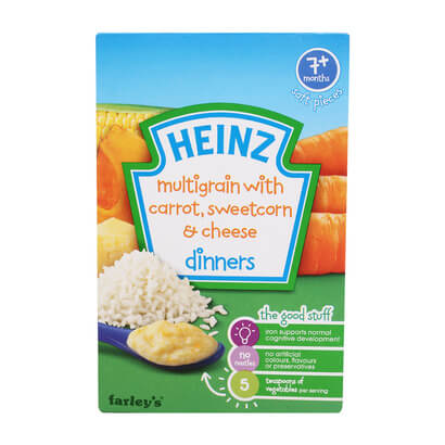 Bột ăn dặm cho bé 5 tháng Heinz