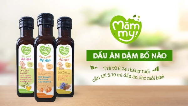 Dầu ăn dặm Mămmy tốt nhất cho bé