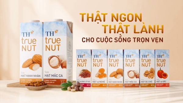 Sữa hạt cho bà bầu TH true NUT với sự kết hợp đa dạng các loại hạt và thành phần tự nhiên