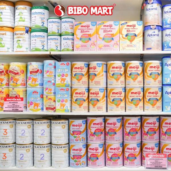 Bibo Mart - địa chỉ cung cấp các dòng sữa Meiji chính hãng