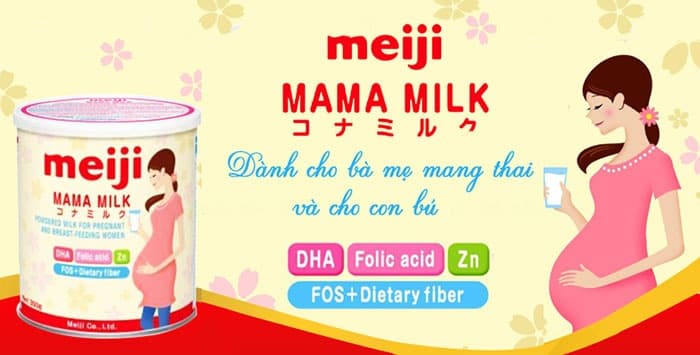 Sử dụng sữa bầu Meiji Sử dụng sữa bầu Meiji