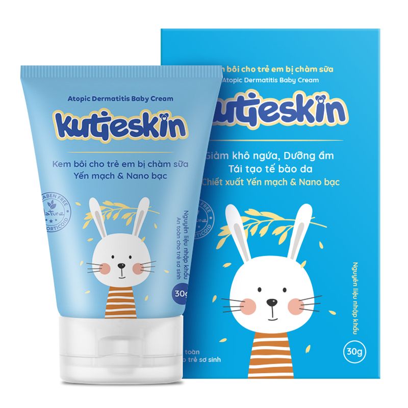 Kem bôi cho trẻ em bị chàm sữa Kutieskin Kem bôi cho trẻ em bị chàm sữa Kutieskin