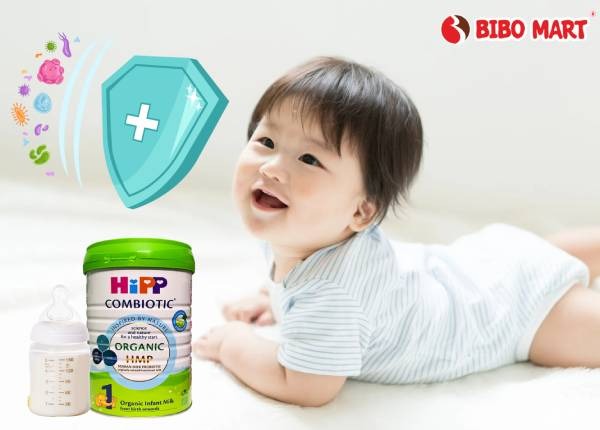 Sữa HiPP giúp xây dựng một hệ miễn dịch khỏe mạnh, tăng sức đề kháng tự nhiên cho bé
