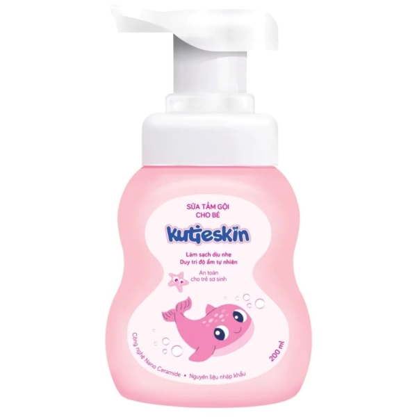 Sữa tắm cho bé Kutieskin làm sạch dịu nhẹ