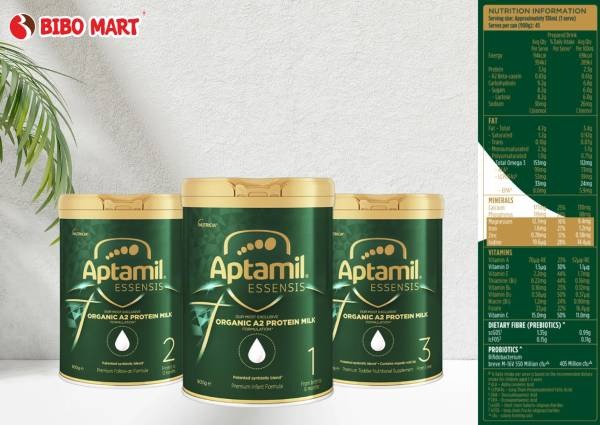 Bảng thành phần vàng của sữa Aptamil Essensis