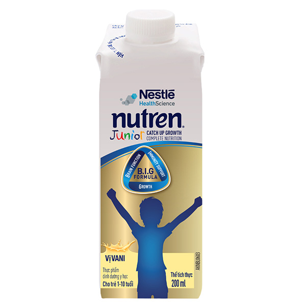 Sữa nước Nutren Junior 200ml dạng hộp pha sẵn