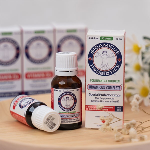 BioAmicus Complete chứa 10 chủng lợi khuẩn quan trọng trong đường ruột