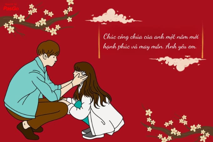 Lời chúc tết dành cho người yêu Lời chúc năm mới dành cho người yêu