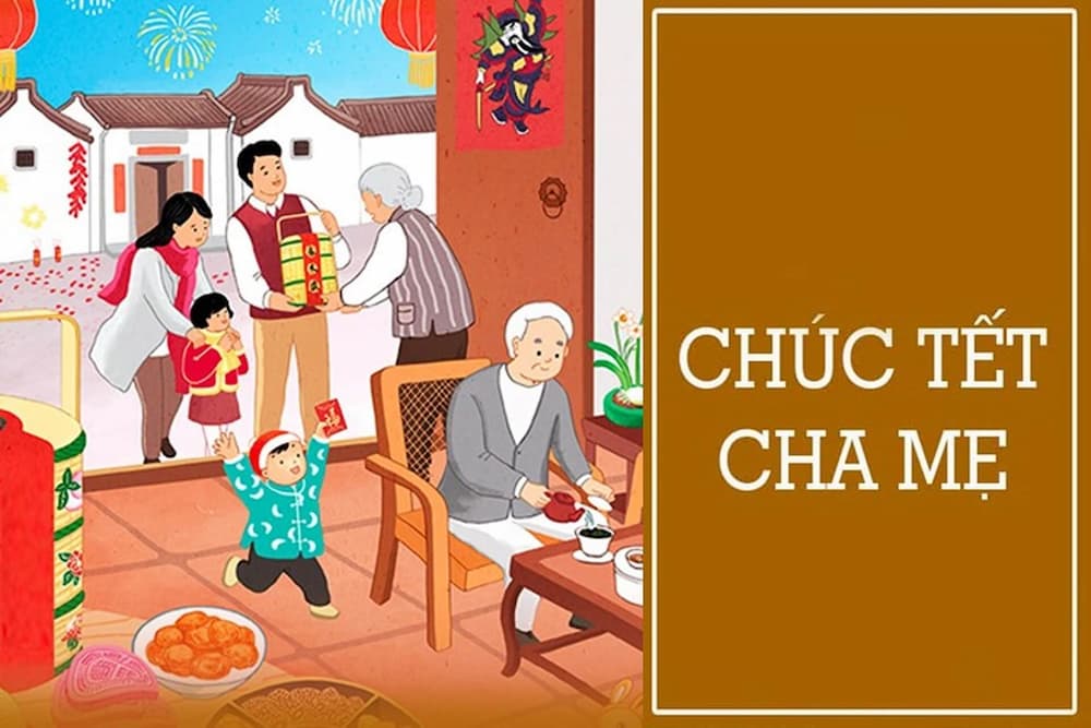 Lời chúc tết dành cho bố mẹ Lời chúc tết dành cho bố mẹ