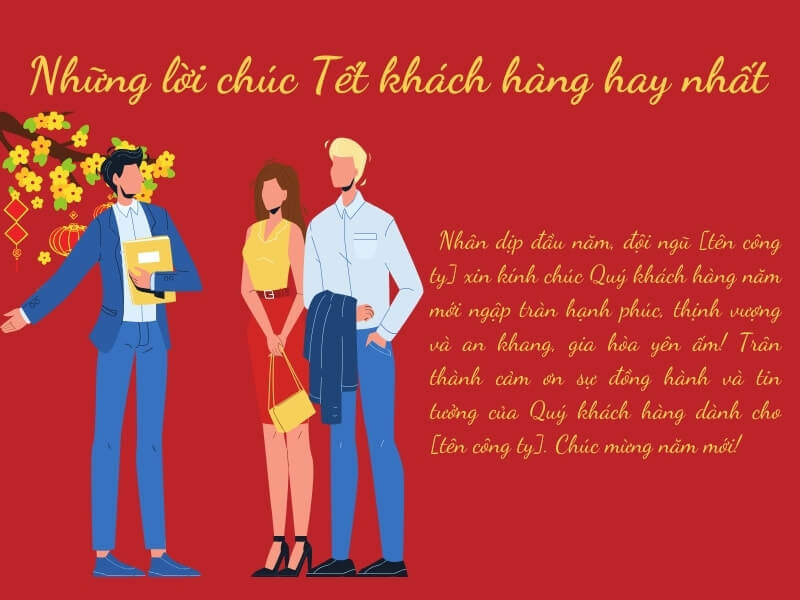 Lời chúc tết dành cho khách hàng và đối tác Chúc năm mới dành cho khách hàng và đối tác