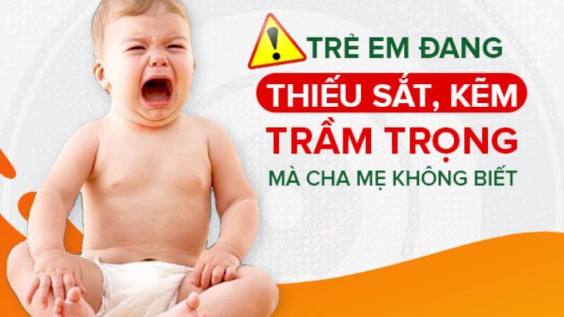 Dấu hiệu con yêu thiếu sắt giúp mẹ nhận ra Dấu hiệu con yêu thiếu sắt giúp mẹ nhận ra
