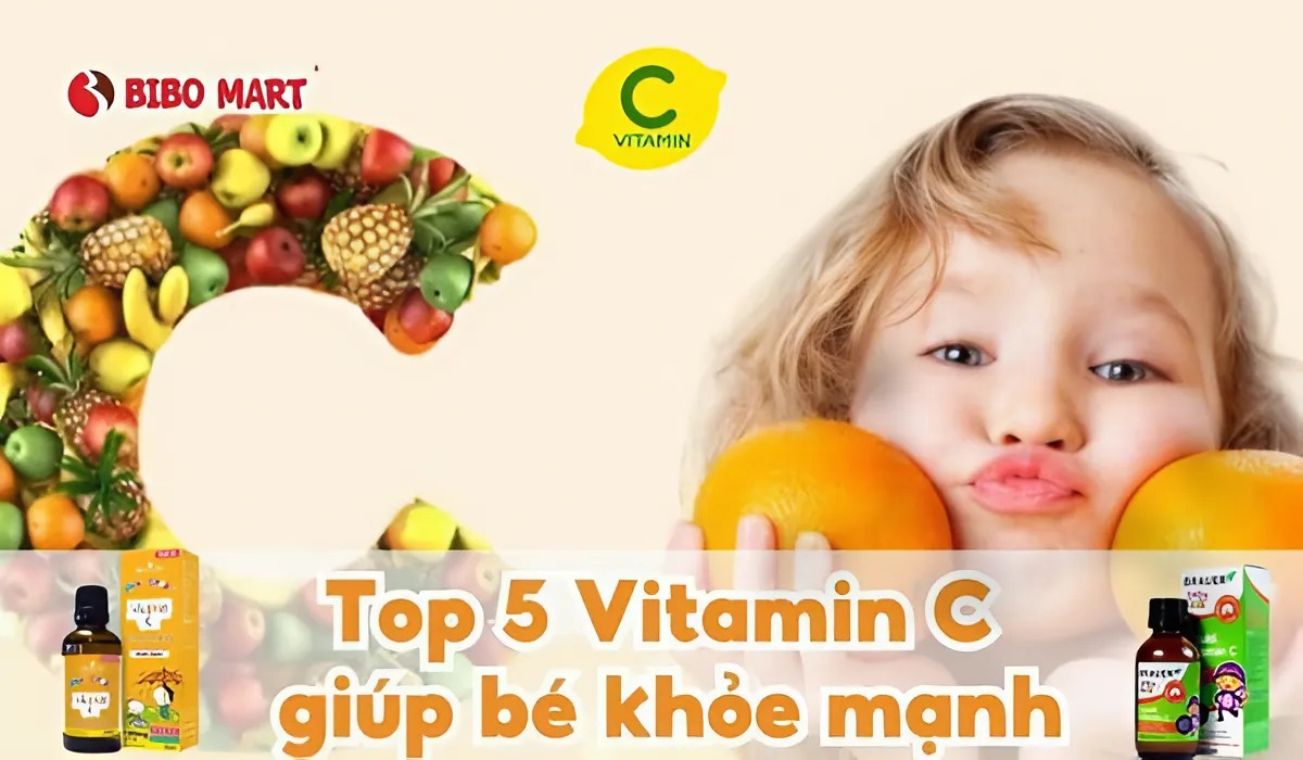 Vitamin C cho bé – Top 5 sản phẩm giúp trẻ khỏe mạnh
