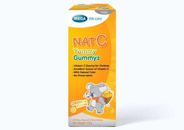Bổ sung Vitamin C cho trẻ bằng Nat C Yummy Gummyz