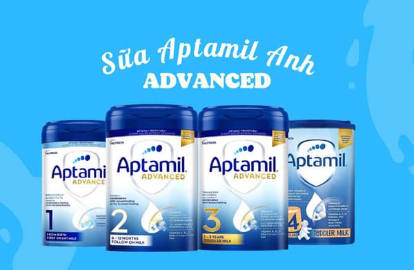 Sữa Aptamil Anh - Nguồn dinh dưỡng vàng cho trẻ