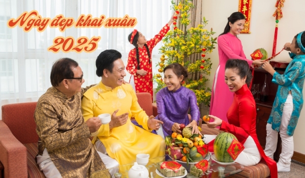 Ngày đẹp khai xuân Ất Tỵ 2025