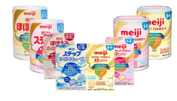 Thương hiệu sữa Meiji đa dạng dòng sản phẩm