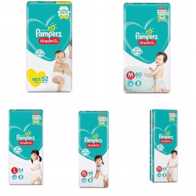 Hướng dẫn chọn size bỉm Pampers phù hợp cho bé Hướng dẫn chọn Pampers phù hợp cho bé