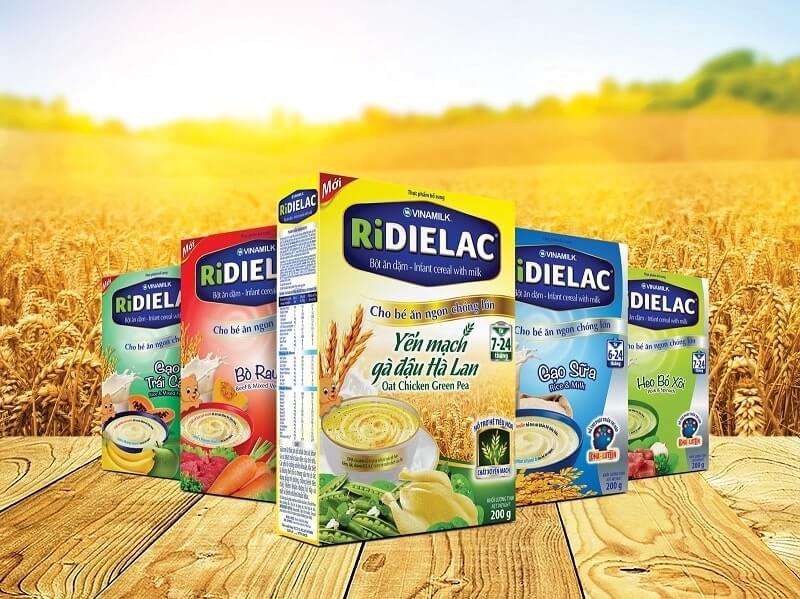 Bột ăn dặm RiDielac thơm ngon
