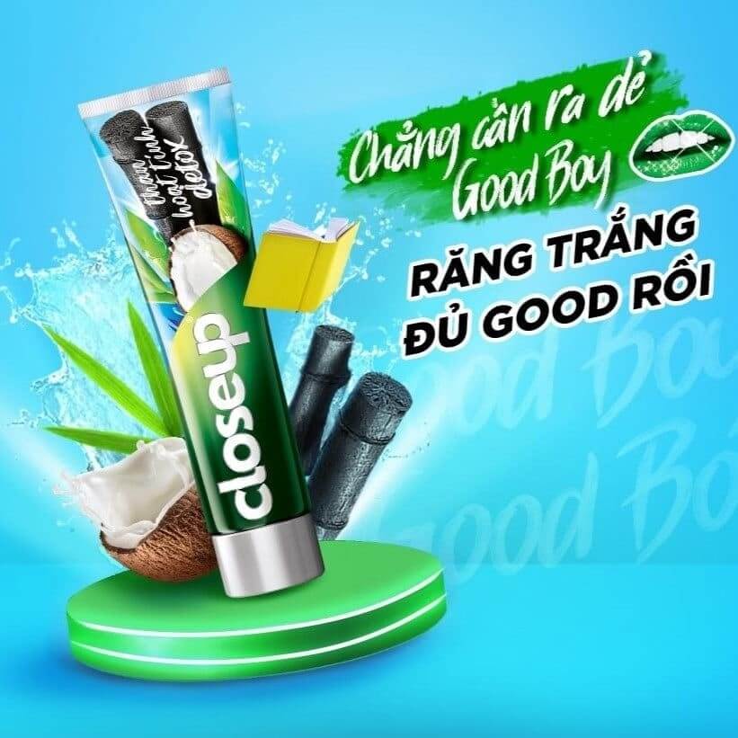 Sản phẩm Closeup than hoạt tính Detox Sản phẩm Closeup than hoạt tính Detox