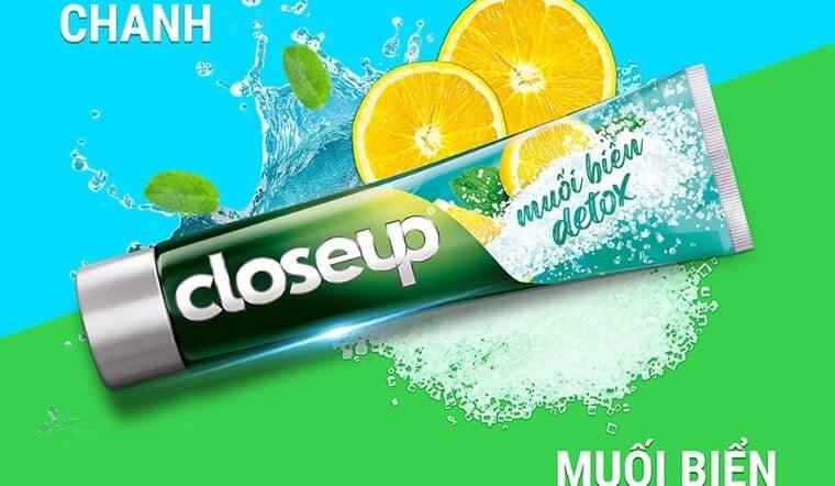 Diện mạo kem đánh răng của thương hiệu Closeup