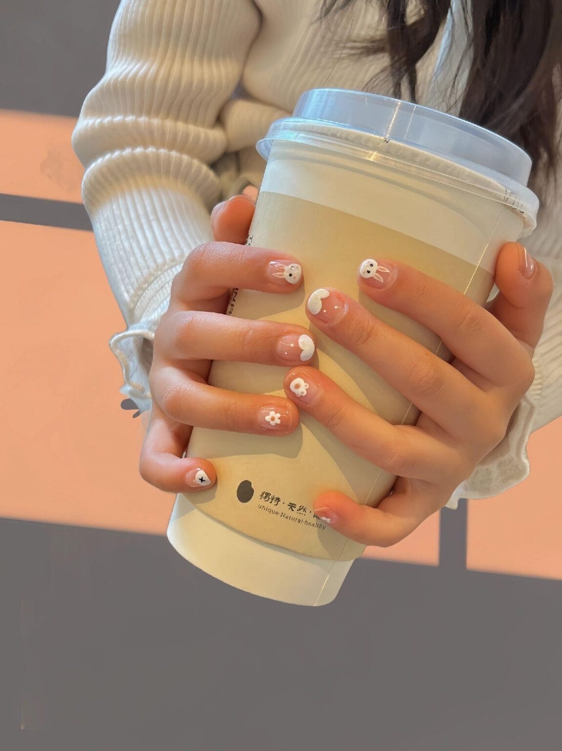 Mẫu nail móng tròn cho bé gái