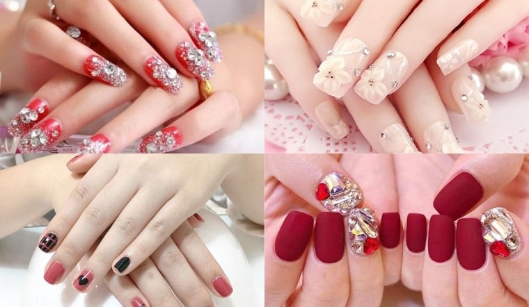 Mẫu nail Tết Hot năm 2025