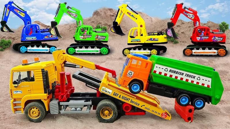Những mẫu máy xúc đồ chơi được yêu thích nhất hiện nay