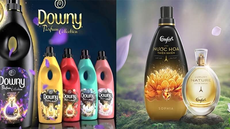 So sánh nước thương hiệu Comfort và Downy So sánh nước thương hiệu Comfort và Downy
