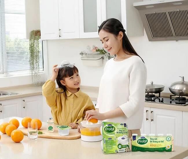 Cùng lựa chọn sữa chua lợi khuẩn Probi cho con yêu