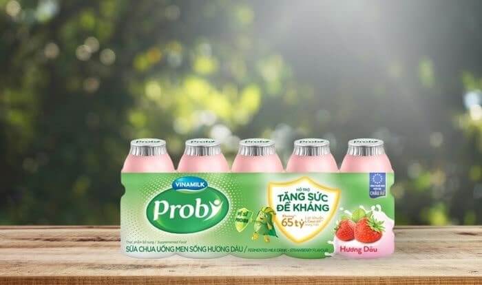 Sữa chua uống men sống Hương Dâu Sữa chua uống men sống Hương Dâu