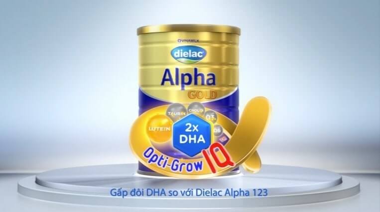 Sữa Alpha Gold mới nhất của Vinamilk