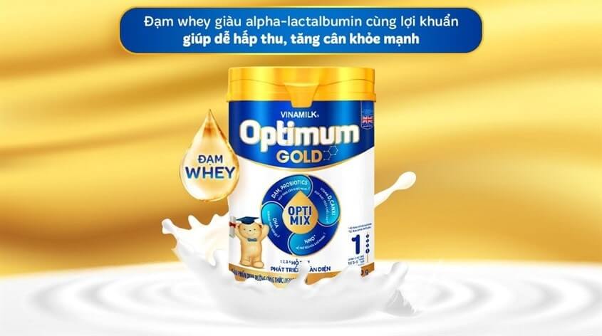 Sữa Optimum Gold 1 400g có tốt không