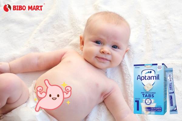 Aptamil hỗ trợ tiêu hóa và miễn dịch cho trẻ