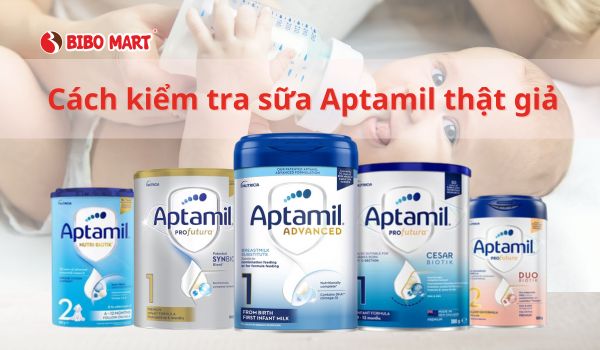 Cách kiểm tra sữa aptamil thật giả
