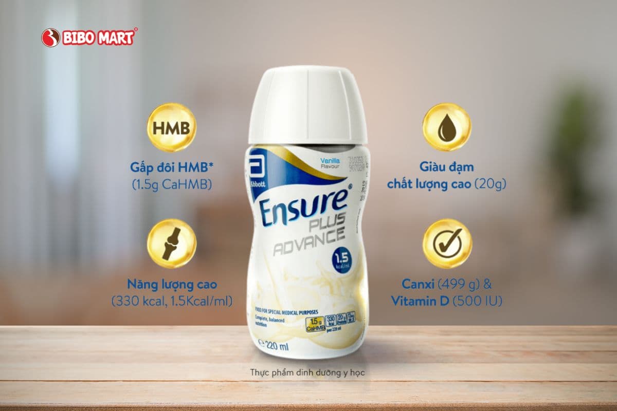 Thành phần giàu dinh dưỡng của sữa Ensure Plus Advance