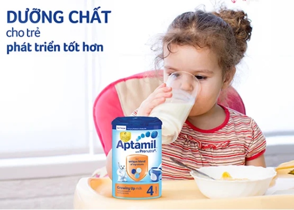 Sữa Aptamil hỗ trợ bé hấp thu dinh dưỡng hiệu quả hơn