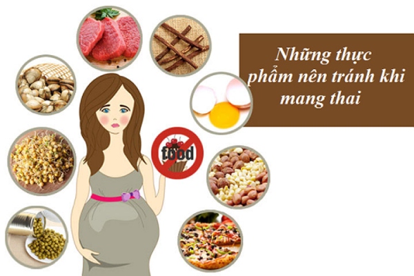 Những thực phẩm mẹ cần lưu ý tránh khi mang thai