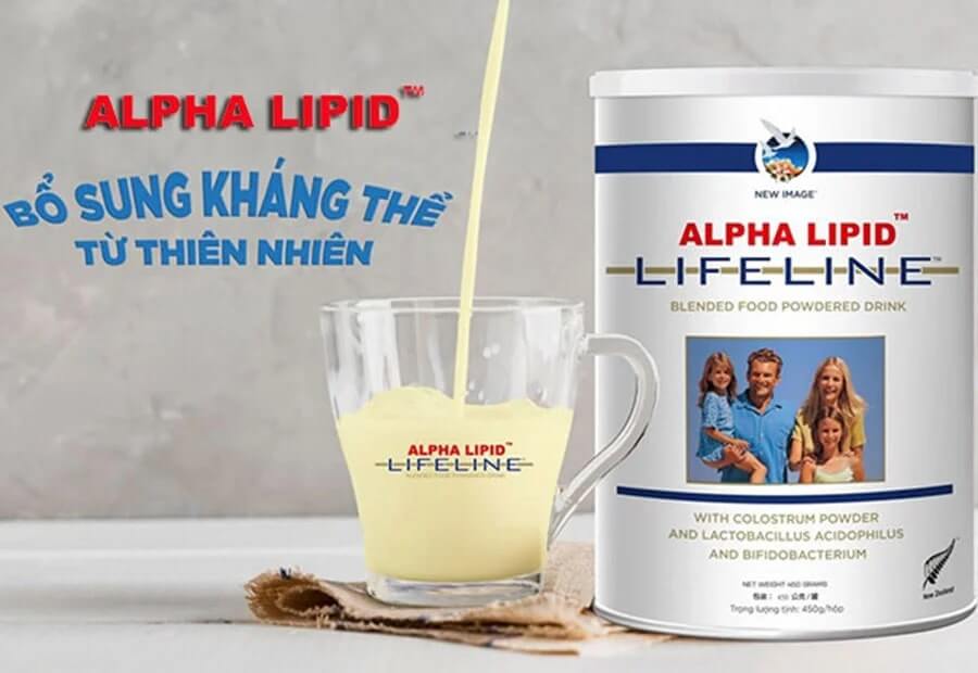 Giá Alpha Lipid là từ 1.320.000đ/lon