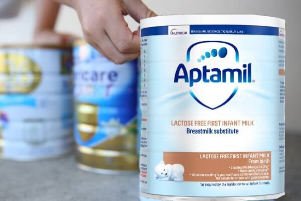 Bảo quản Aptamil Free Lactose