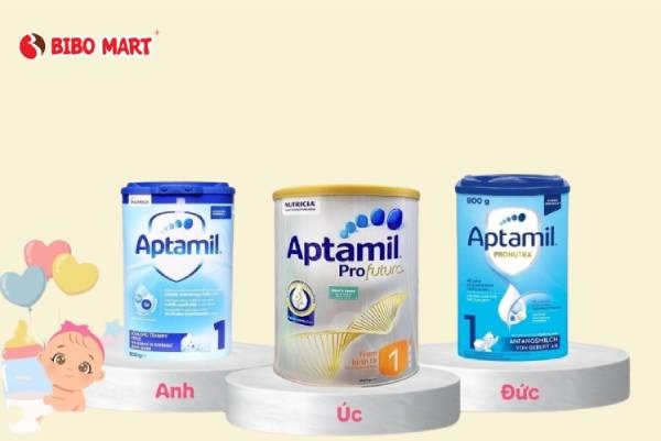 So sánh sữa Aptamil Úc với các dòng sữa Aptamil khác trên thị trường