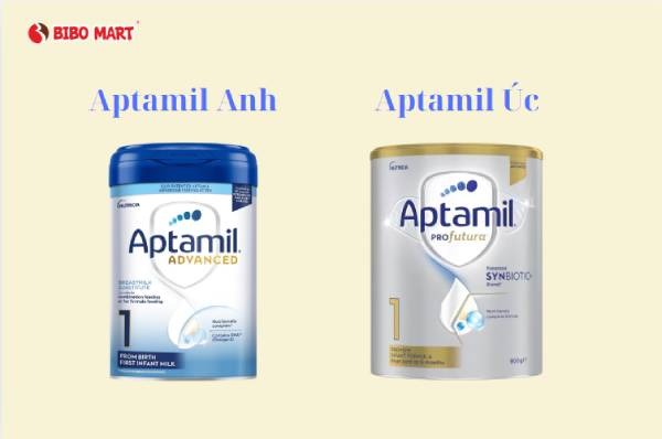 Sự khác nhau giữa sữa Aptamil Anh và sữa Aptamil Úc