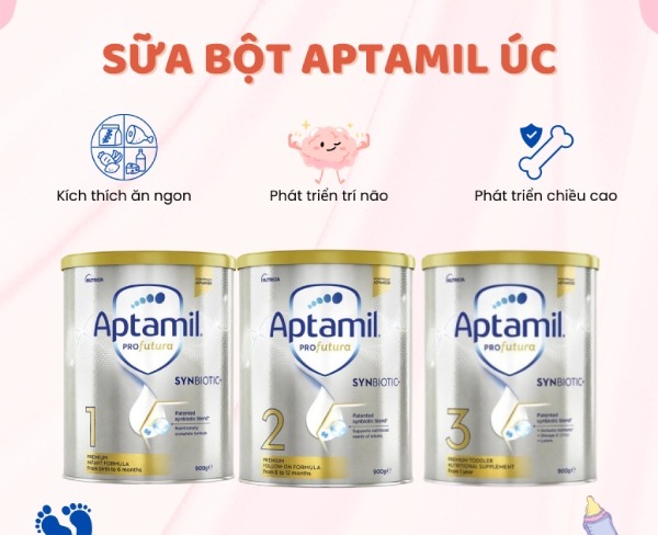 Sữa Aptamil Úc số 1 cho bé sơ sinh