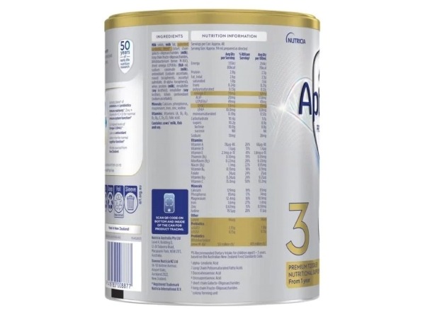 Chất xơ Prebiotics trong sữa Aptamil Úc