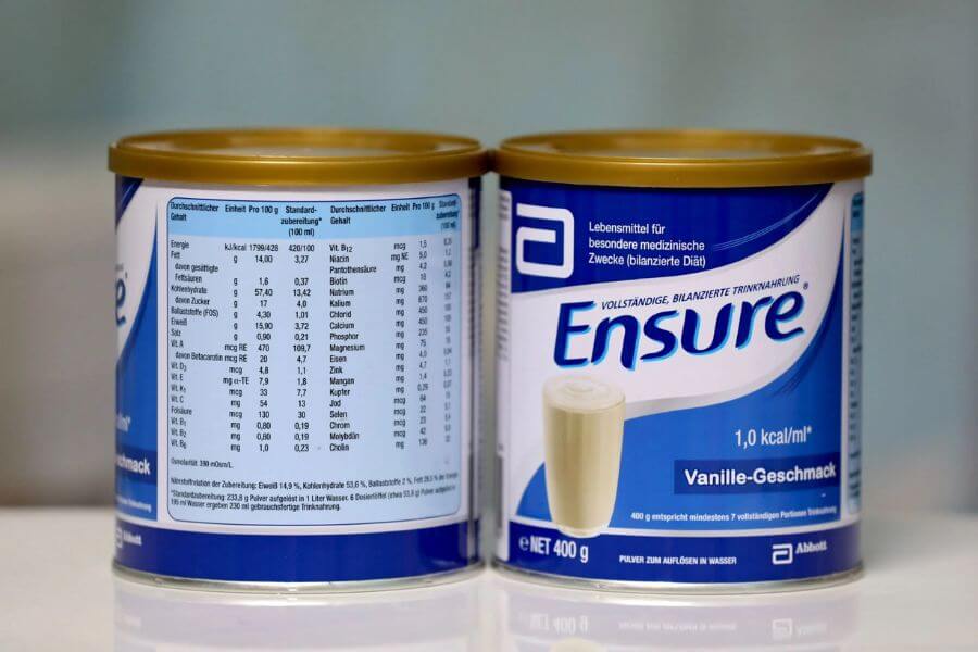 Giá thành của sữa Ensure Đức 400g