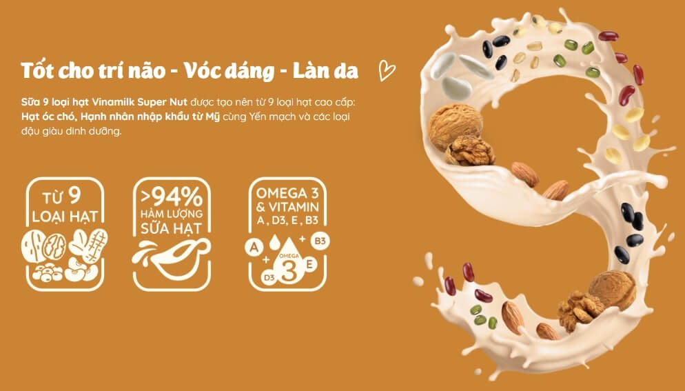 Sản phẩm cung cấp chất cần thiết cho cơ thể